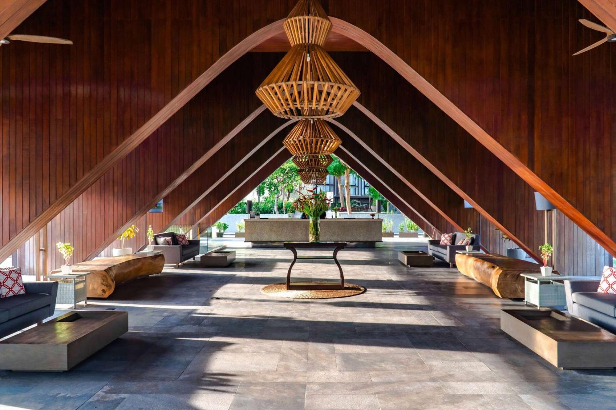 Wyndham Tamansari Jivva Resort Bali Siyut Exterior foto The lobby of the hotel